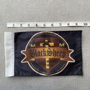 Black Sheep Harley Davidson Mini Flag